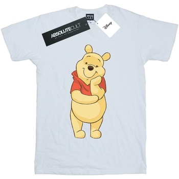 textil Hombre Camisetas manga larga Disney Winnie The Pooh Cute Blanco