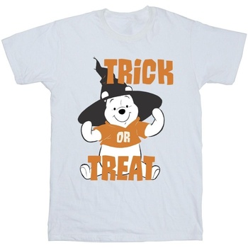 textil Hombre Camisetas manga larga Disney Winnie The Pooh Trick Or Treat Blanco