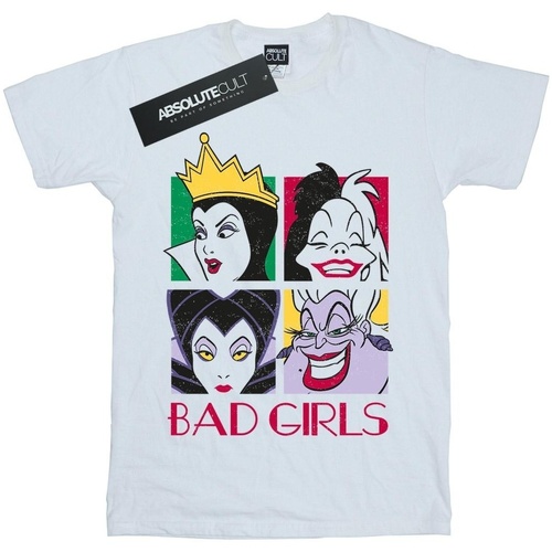 textil Hombre Camisetas manga larga Disney Villains Bad Girls Blanco