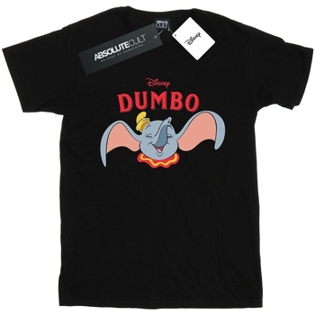 textil Hombre Camisetas manga larga Disney Dumbo Smile Negro