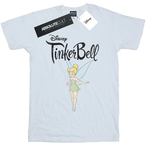 textil Hombre Camisetas manga larga Disney Tinker Bell Flying Tink Blanco