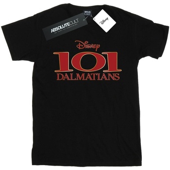 textil Hombre Camisetas manga larga Disney 101 Dalmatians Logo Negro