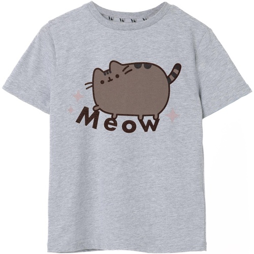 textil Niña Camisetas manga larga Pusheen Meow Gris