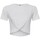 textil Mujer Camisetas manga larga Tridri RW9216 Blanco
