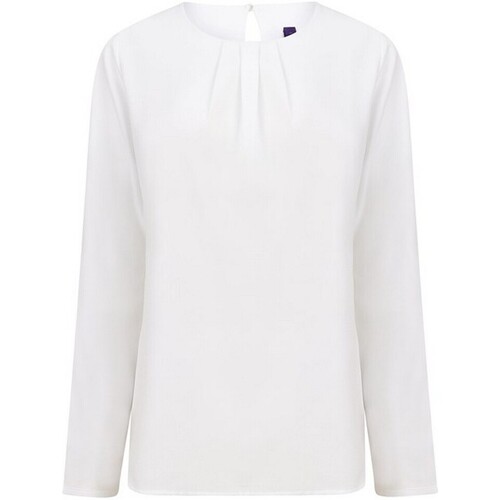 textil Mujer Camisas Henbury HB598 Blanco