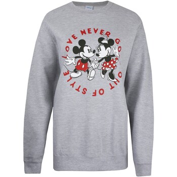 textil Mujer Sudaderas Disney Love Never Goes Out Of Style Gris