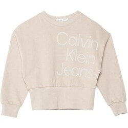 textil Niña Sudaderas Calvin Klein Jeans IG0IG02300 Beige