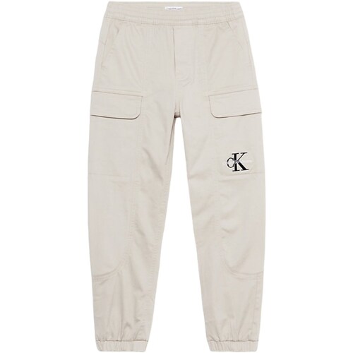 textil Niño Pantalones con 5 bolsillos Calvin Klein Jeans IB0IB01675 Beige
