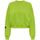textil Mujer Sudaderas Only 15312086 BELLA SHORT-LIME GREEN Verde