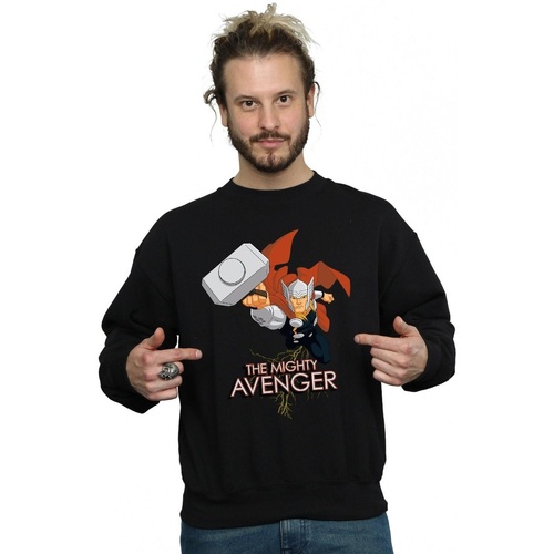 textil Hombre Sudaderas Marvel Thor The Mighty Avenger Negro