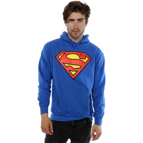 textil Hombre Sudaderas Dc Comics Superman Logo Azul