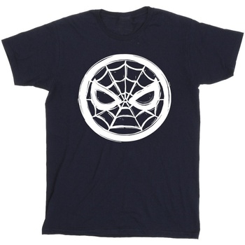 textil Niña Camisetas manga larga Marvel Spider-Man Chest Logo Azul