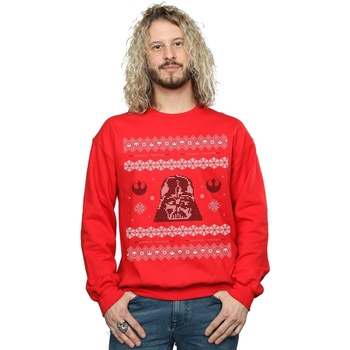 textil Hombre Sudaderas Disney Christmas Darth Vader Fair Isle Rojo