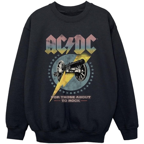 textil Niño Sudaderas Acdc For Those About To Rock Negro