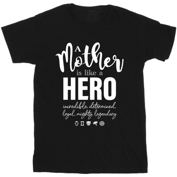 textil Niño Camisetas manga corta Marvel Avengers Mother Hero Negro