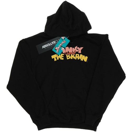 textil Hombre Sudaderas Animaniacs Pinky And The Brain Logo Negro
