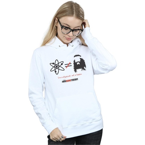 textil Mujer Sudaderas The Big Bang Theory I Am A Physicist Not A Hippie Blanco