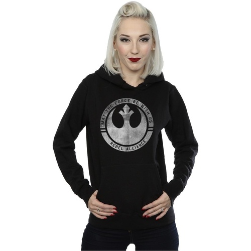 textil Mujer Sudaderas Disney Rogue One May The Force Be With Us Negro
