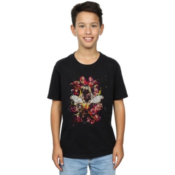 textil Niño Tops y Camisetas Marvel Avengers Endgame Distressed Thanos Negro