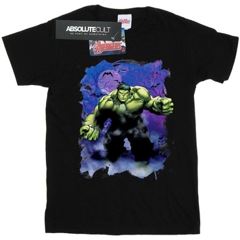 textil Mujer Camisetas manga larga Marvel Hulk Halloween Spooky Forest Negro