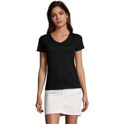 textil Mujer Camisetas manga larga Sols 2941 Negro