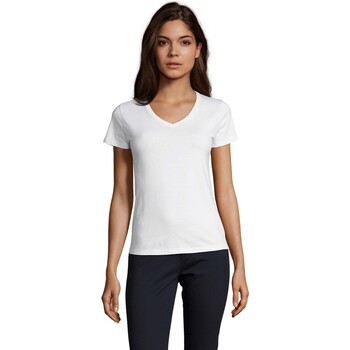textil Mujer Camisetas manga larga Sols 2941 Blanco