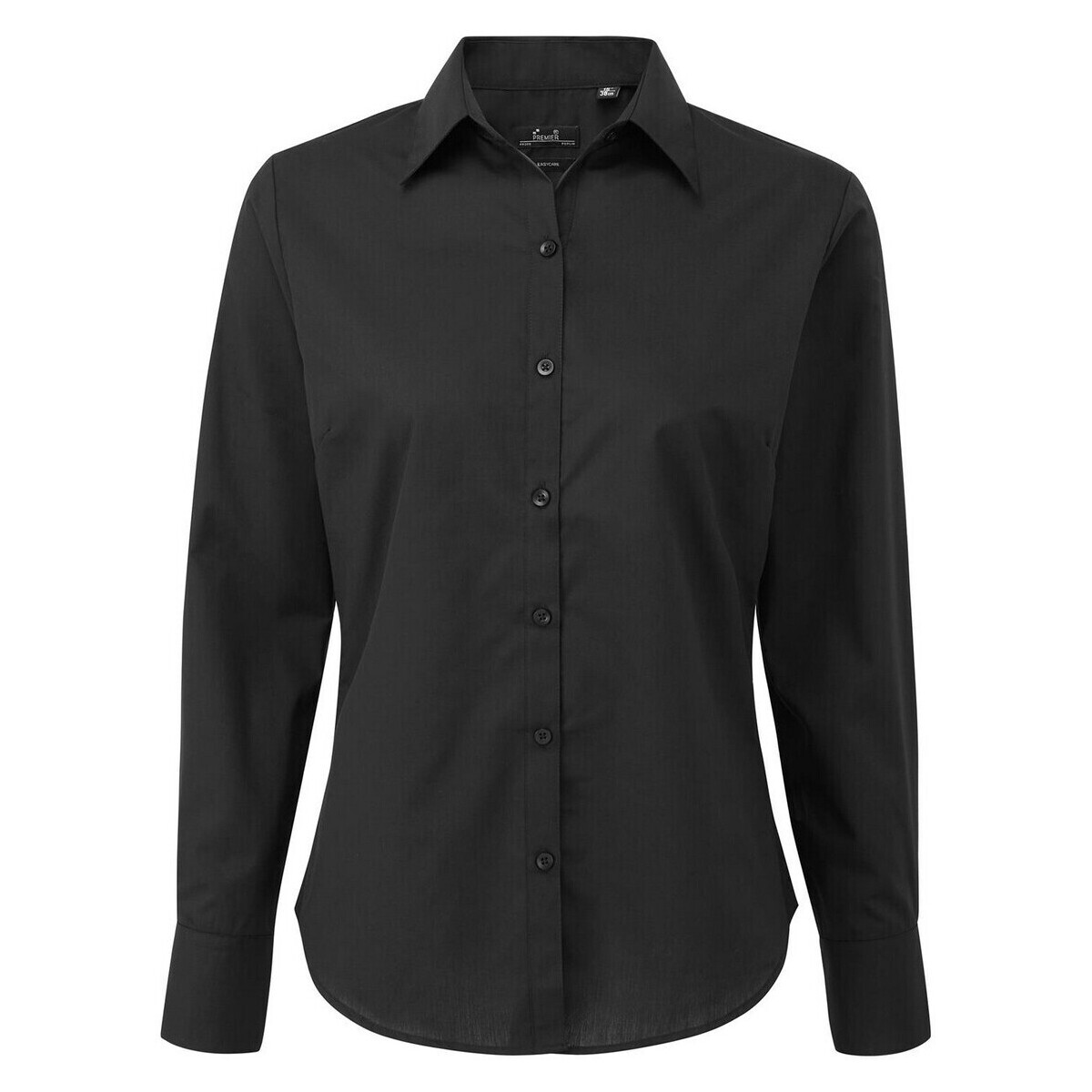 textil Mujer Camisas Premier PR300 Negro