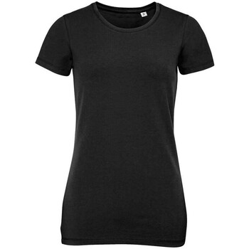 textil Mujer Camisetas manga larga Sols 2946 Negro