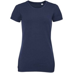 textil Mujer Camisetas manga larga Sols 2946 Azul