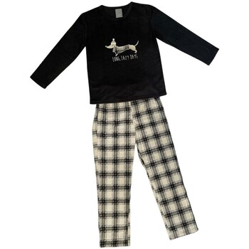 textil Mujer Pijama Home & Living RW9178 Negro