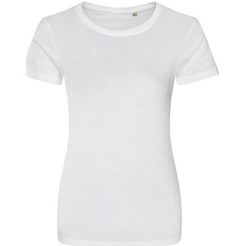 textil Mujer Camisetas manga larga Awdis EA01F Blanco