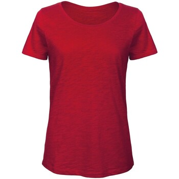 textil Mujer Camisetas manga larga B&c B120F Rojo