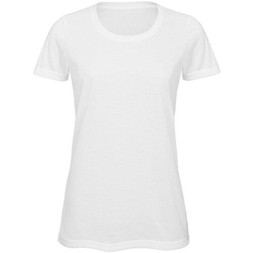 textil Mujer Camisetas manga larga B&c B123F Blanco