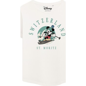 textil Mujer Camisetas manga larga Disney ST. Moritz Blanco