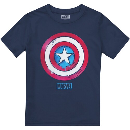 textil Niños Camisetas manga corta Captain America TV2697 Azul