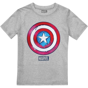 textil Niños Camisetas manga corta Captain America  Gris