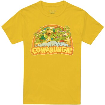 textil Hombre Camisetas manga larga Teenage Mutant Ninja Turtles Cowabunga Multicolor