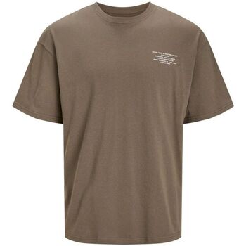 textil Hombre Tops y Camisetas Jack & Jones 12250651 RILEY-BUNGEE CORD Beige