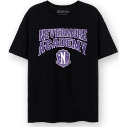 textil Mujer Camisetas manga larga Wednesday Nevermore Academy Negro