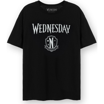 textil Mujer Camisetas manga larga Wednesday NS7596 Negro
