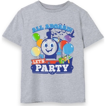 textil Niño Camisetas manga corta Thomas & Friends Let's Party Gris