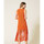 textil Mujer Vaqueros ¾ & 7/8 Twin Set ABITO LONGUETTE IN MAGLIA CON FRANGE Art. 221TT3110 Rojo