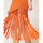 textil Mujer Vaqueros ¾ & 7/8 Twin Set ABITO LONGUETTE IN MAGLIA CON FRANGE Art. 221TT3110 Rojo
