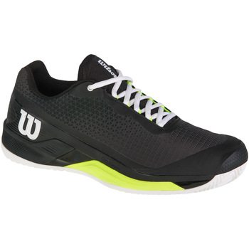 Zapatos Hombre Fitness / Training Wilson Rush Pro 4.0 Clay Negro