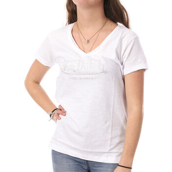 textil Mujer Camisetas manga corta Von Dutch  Blanco