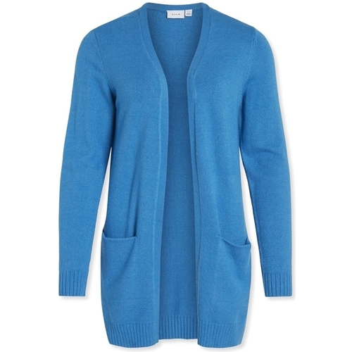 textil Mujer Abrigos Vila Noos Ril Cardigan - Cloisonne Azul