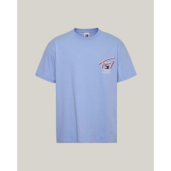 textil Hombre Camisetas manga corta Tommy Hilfiger DM0DM18574C3S Azul