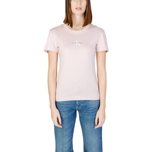 textil Mujer Camisetas manga corta Calvin Klein Jeans J20J222564 Rosa