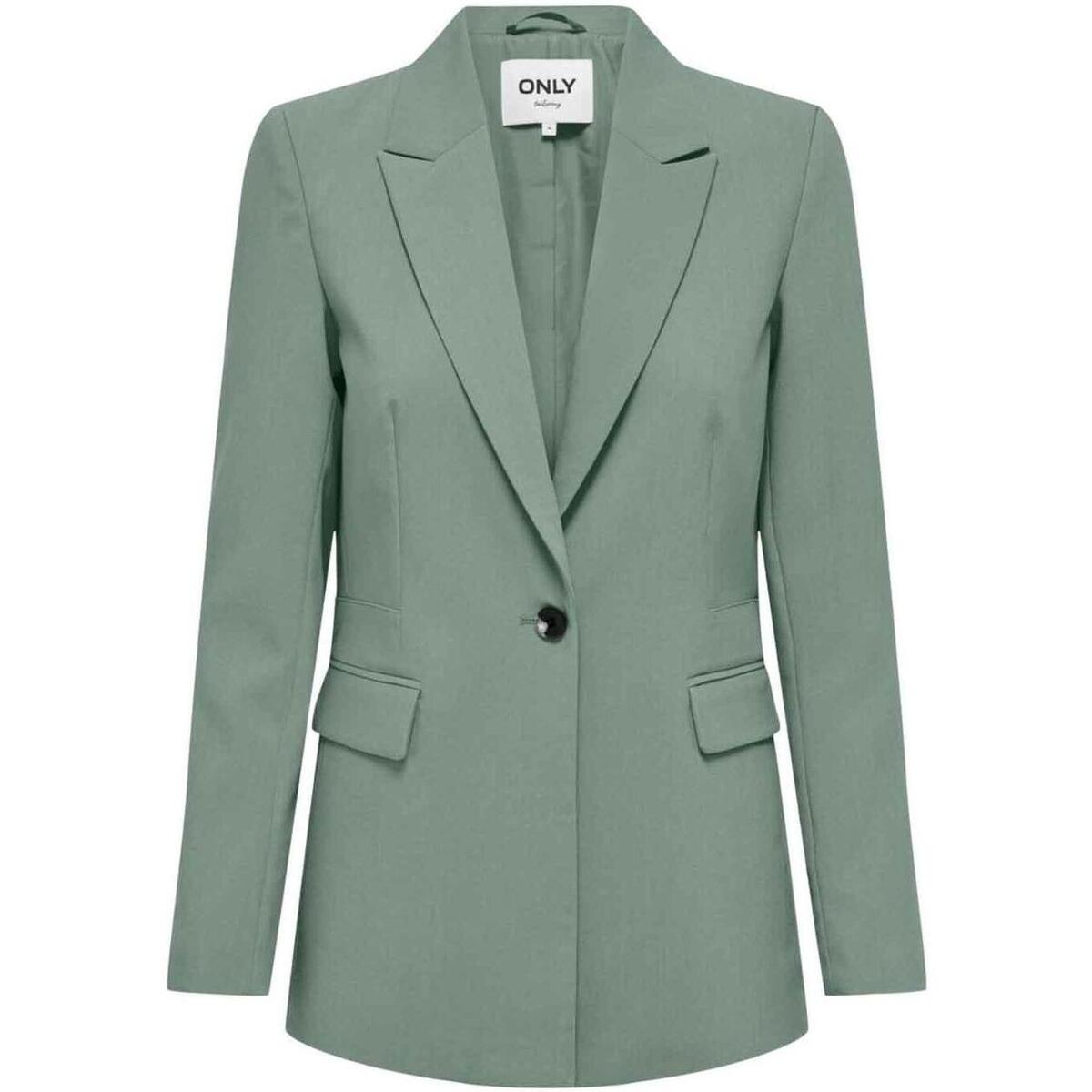 textil Mujer Abrigos Only ONLRAVEN LIFE L/S FITTED BLAZER Verde