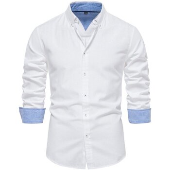 textil Hombre Camisas manga larga Atom SH700 - Hombres Blanco